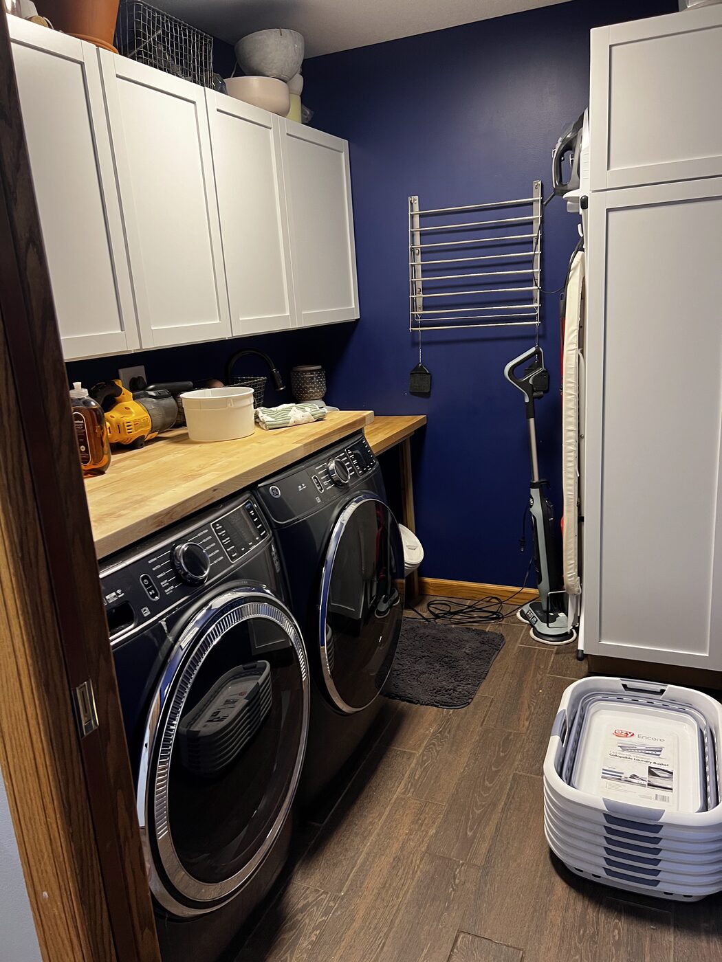 The laundry and mudroom inside a Des Moines-area home.